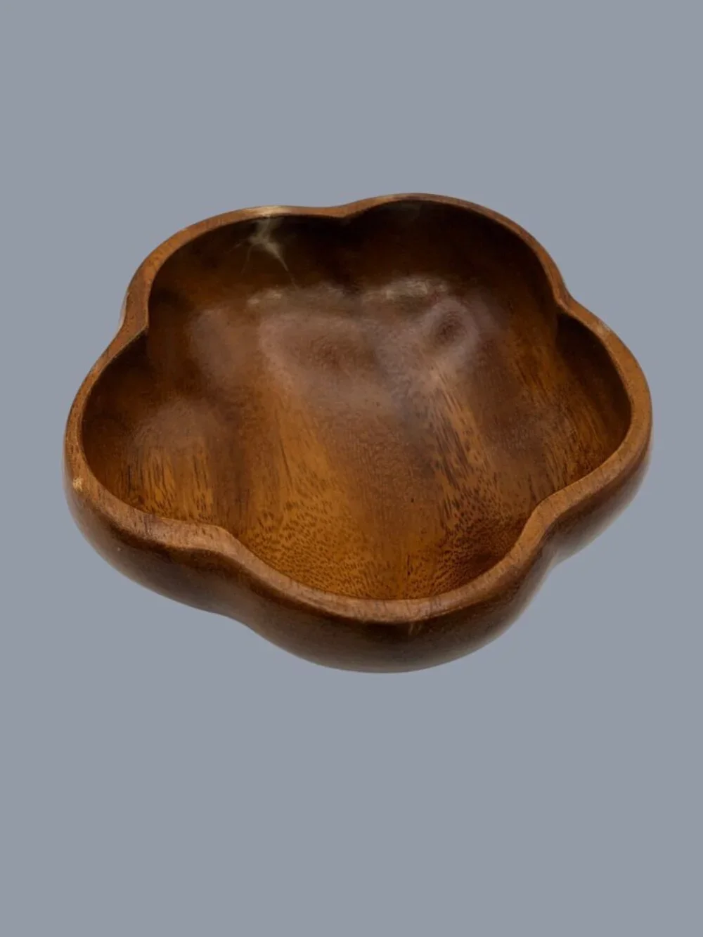 Vintage Monkeypod Wood Bowls Set of 3– Handcrafted Philippines Serving Bowls